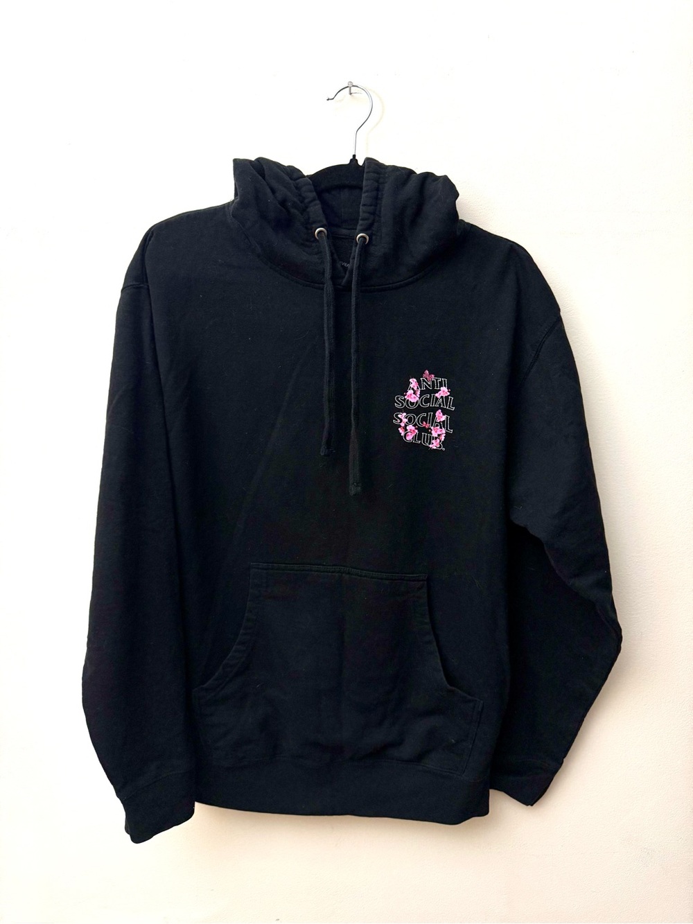 ANTI SOCIAL SOCIAL CLUB Black Floral Hoodie